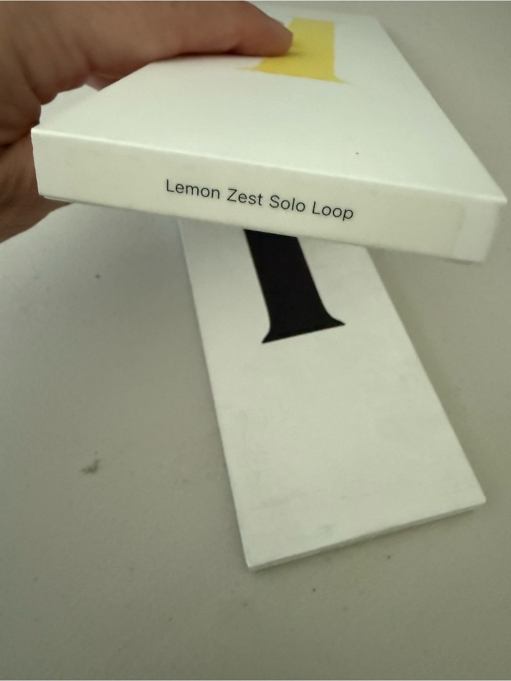 (2) Apple Watch Solo Loop 45mm Size 11 (Yellow and Dark Cherry) - Picture 3 of 4